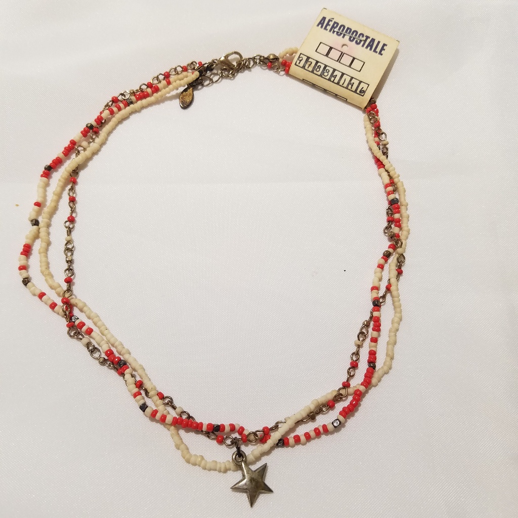 Nwt Aeropostale Triple Strand Necklace 10$